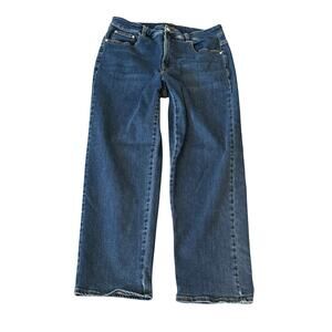 Universal Standard Jeans Womens Size 12 High Rise Straight Leg Blue Denim 31"
